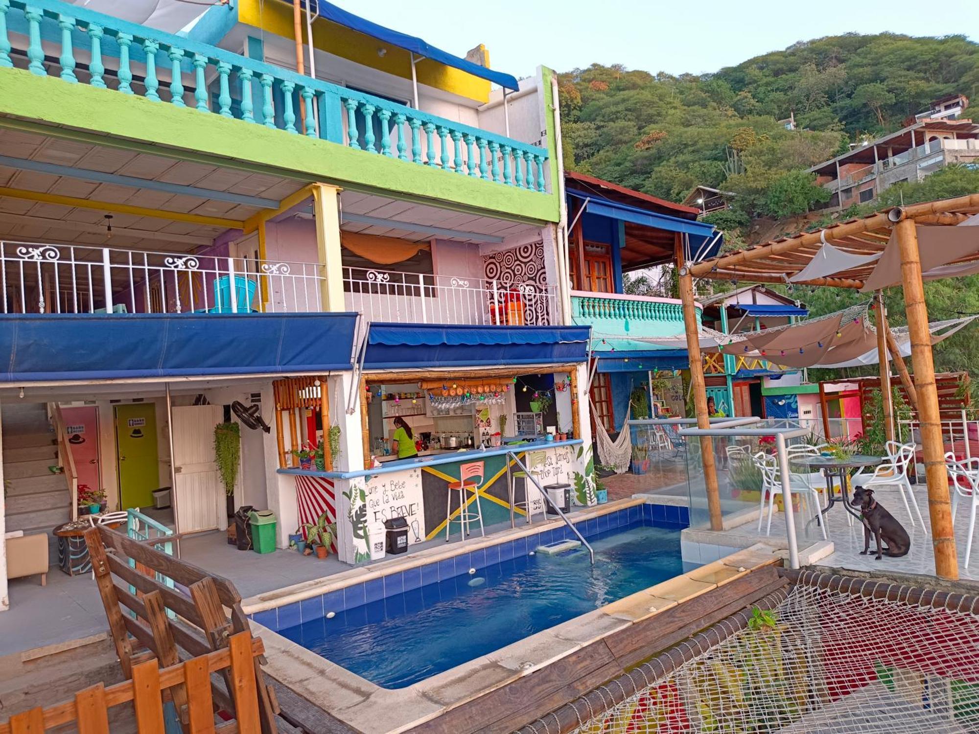 Tayrona Colors Hostel Taganga Exterior foto